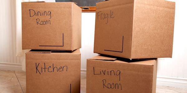 Beschriftete Umzugskartons für Küche und Esszimmer – Umzugskartons in Bitburg